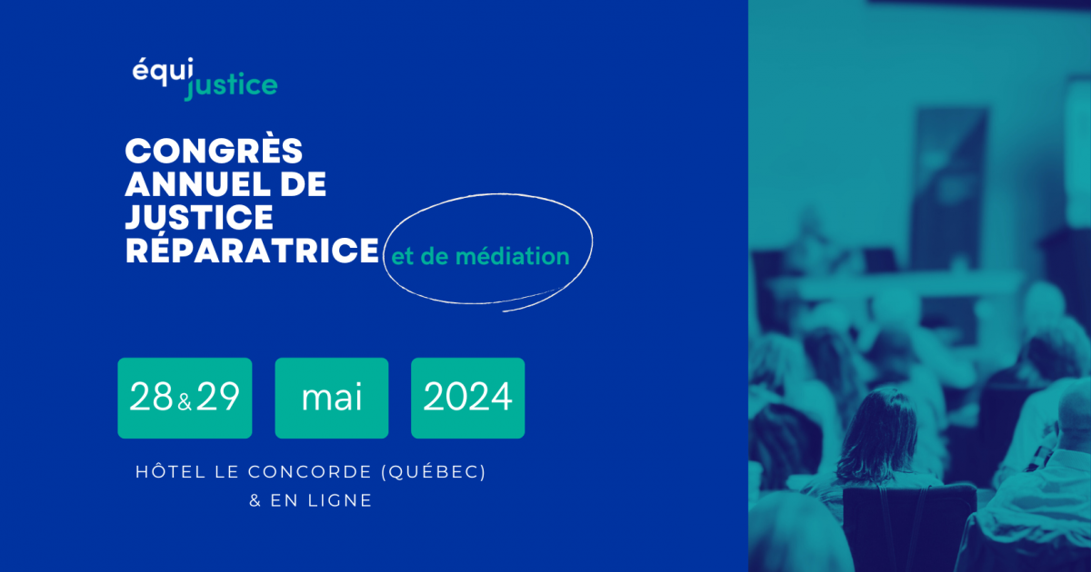 congres equijustice 2024 Équijustice